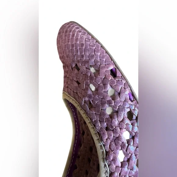 Miu Miu Vintage woven leather Mary Jane pumps. Size 38.5 - Picture 11 of 11